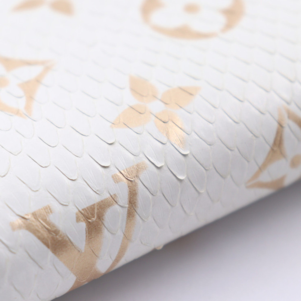 Louis Vuitton Zippy Long Wallet Python Latte White - image 6